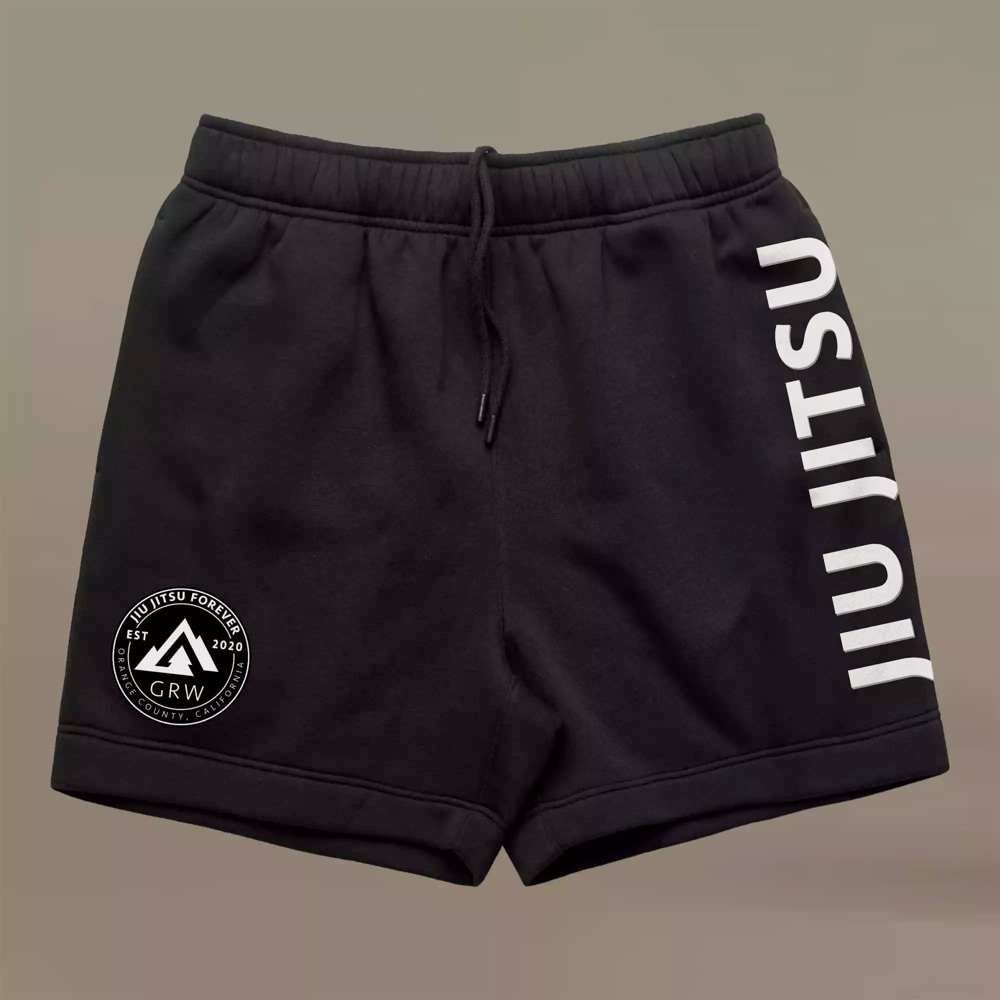 GRW BJJ jiu jitsu forever relax shorts front