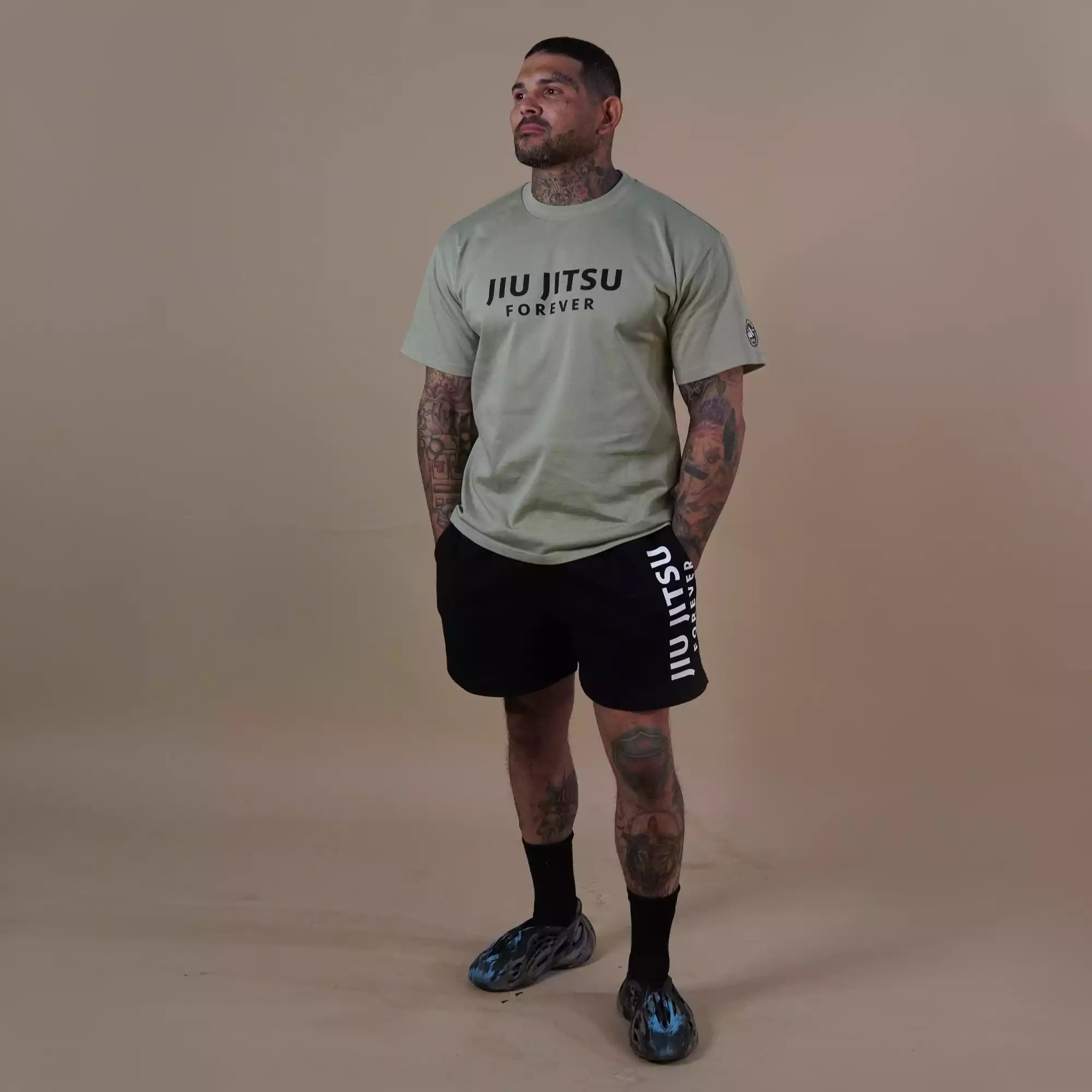 GRW BJJ jiu jitsu forever relax shorts model