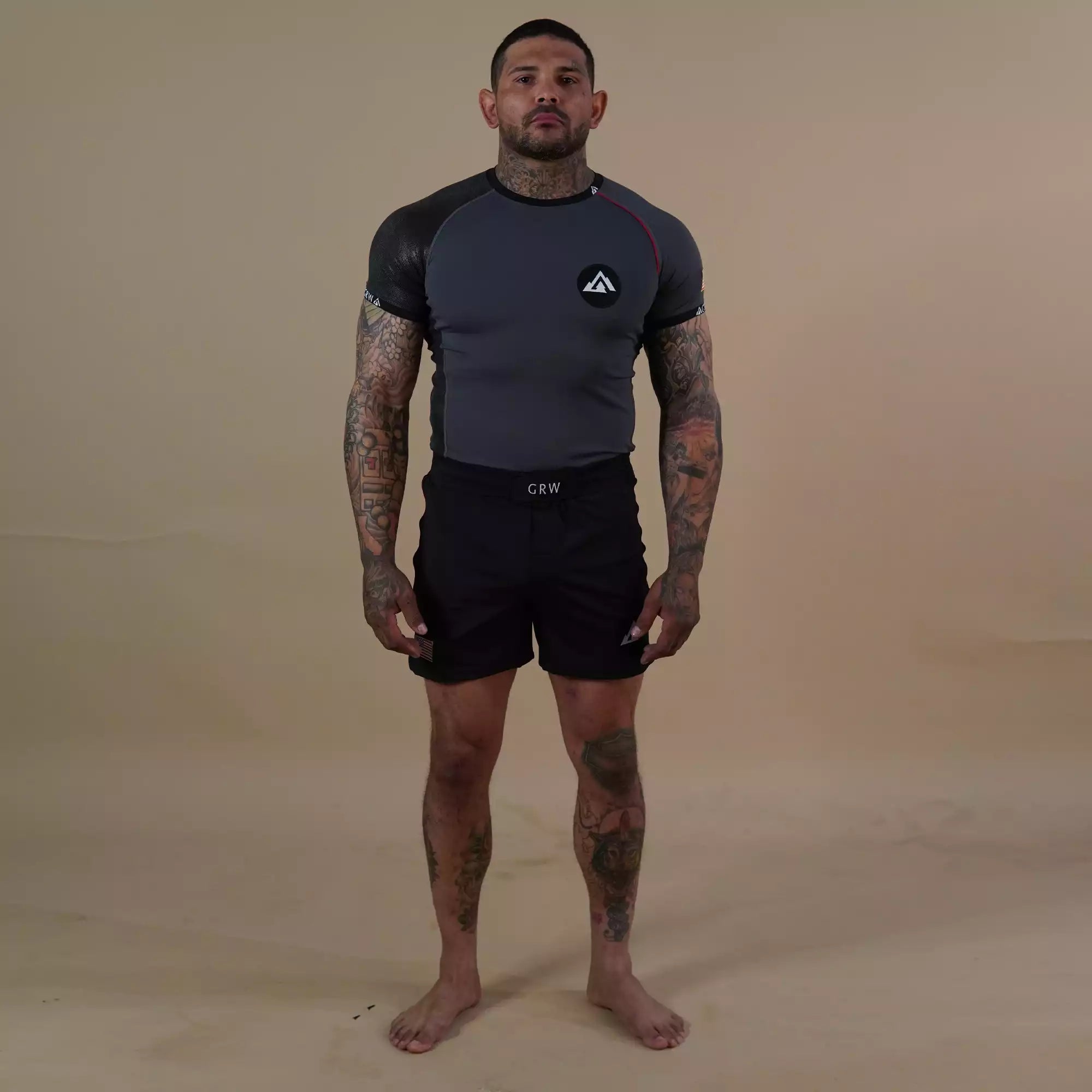 GRW Python jiu-jitsu BJJ rash guard snake skin model