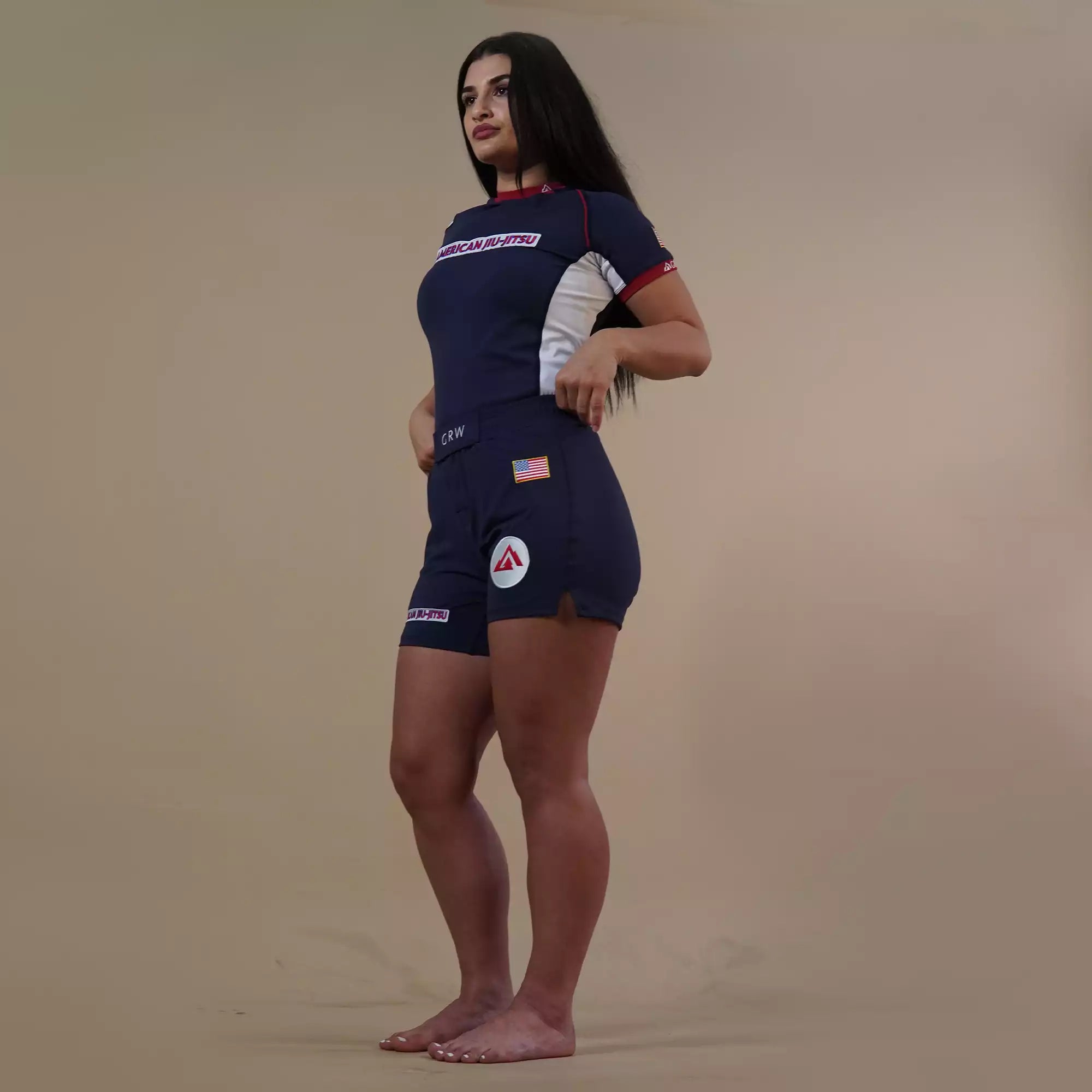 Women's American Jiu Jitsu Fight Shorts