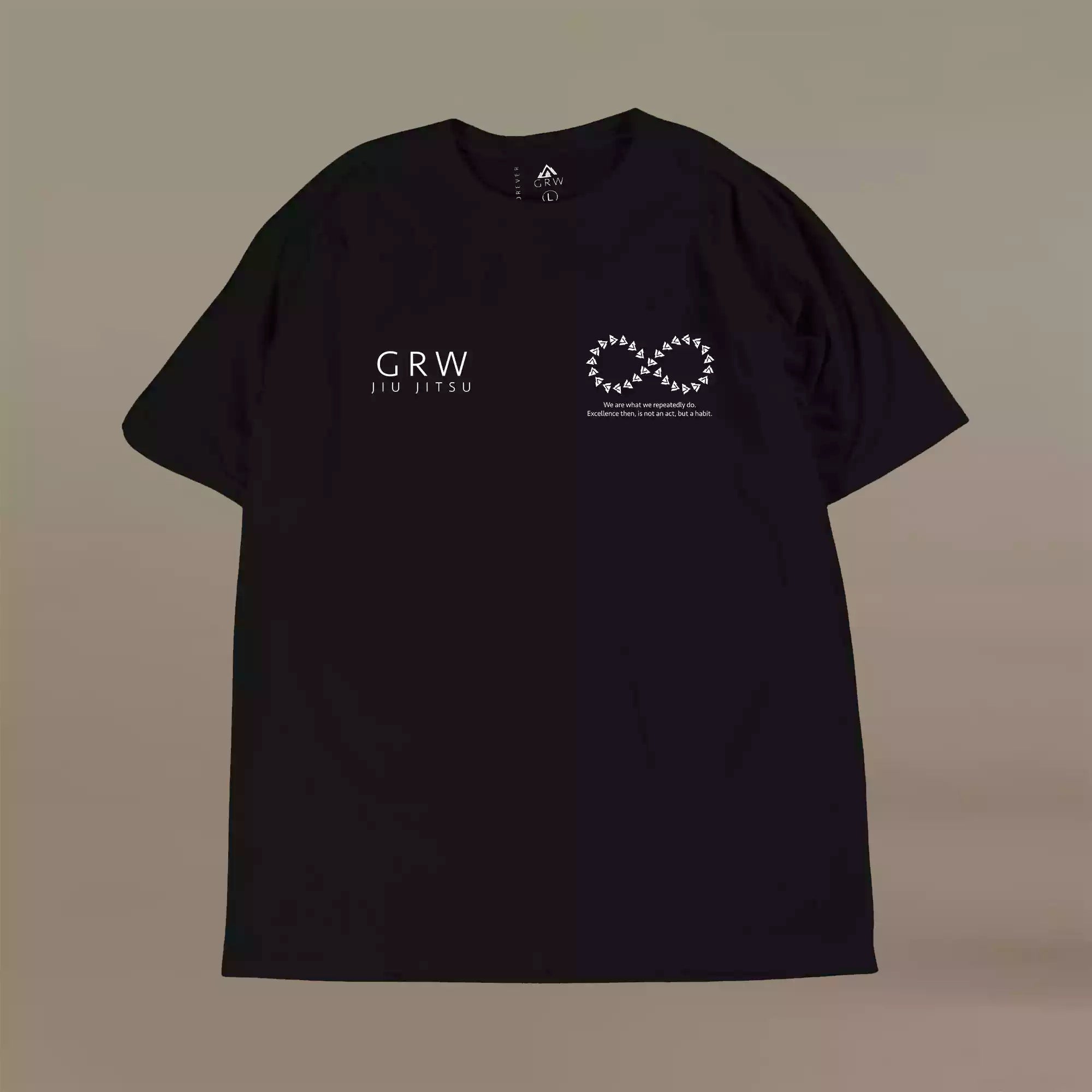 GRW infinity jiu-jitsu forever oversize t-shirt mens front