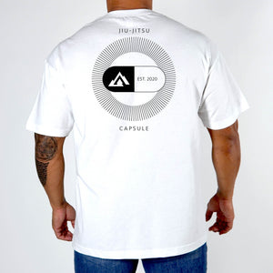 GRW Capsule Ranked White Belt Jiu Jitsu Oversized Tee