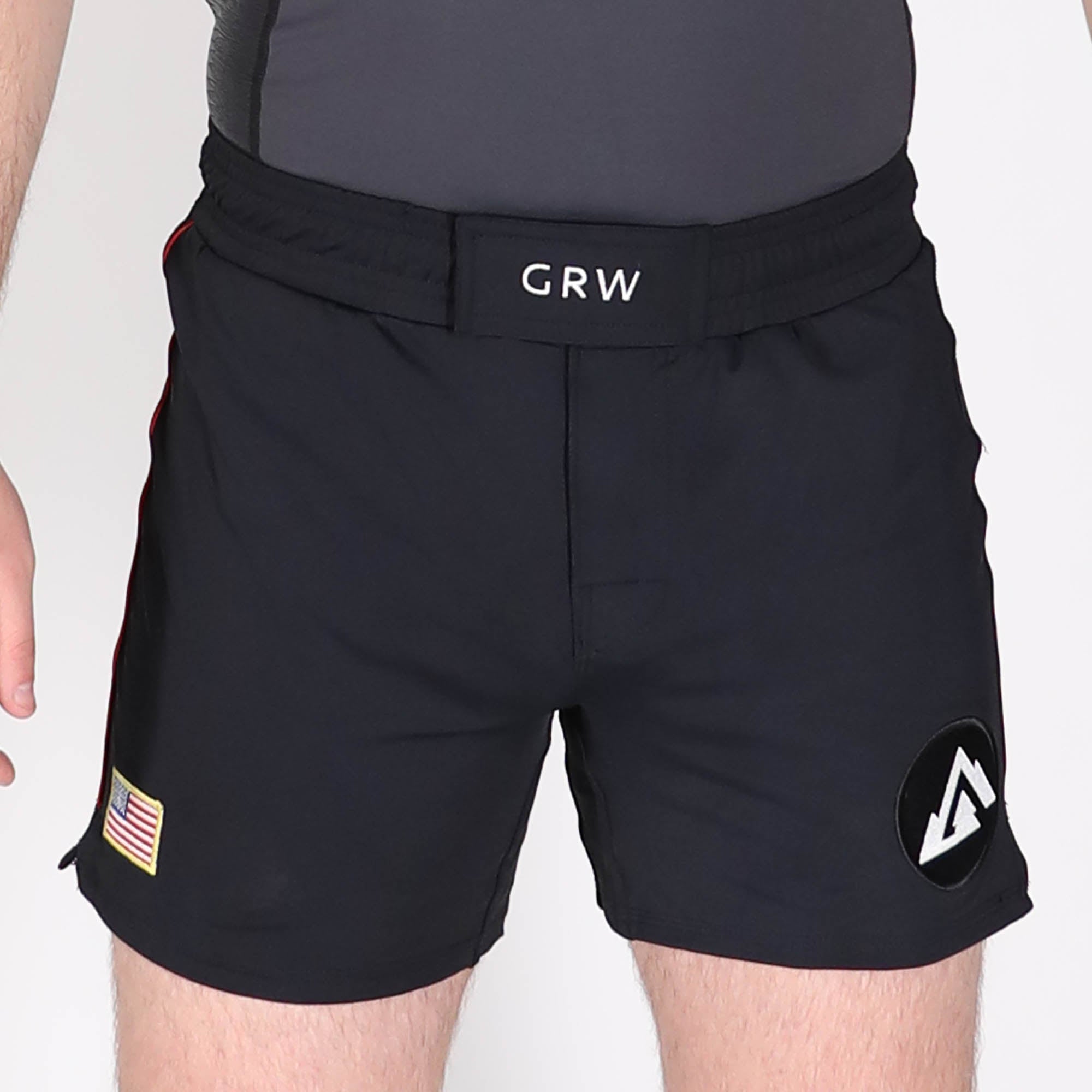 GRW versatile training shorts jiu jitsu mma BJJ Brazilian nogi made in USA
