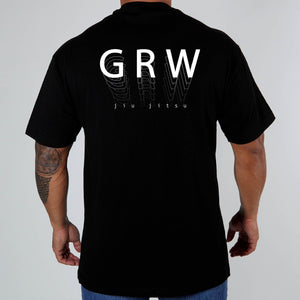 GRW Logo Inverse Jiu Jitsu Oversized Fit Tee