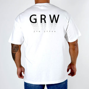 GRW Logo Inverse Jiu Jitsu Oversized Fit Tee